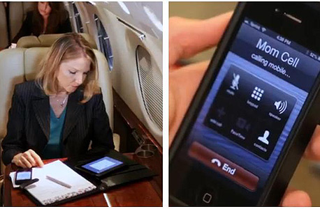 GoGo Text and Talk: להתקשר מהסלולרי מהמטוס