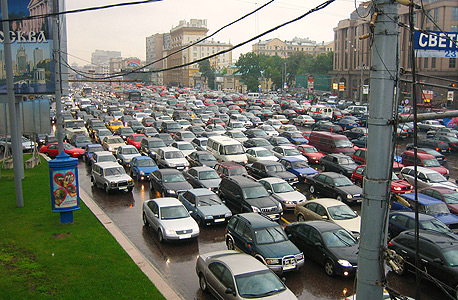 פקקי תנועה במוסקבה