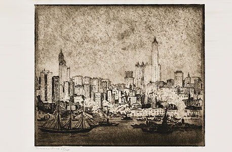 רישום של הרמן שטרוק - ניו יורק רישום של הרמן שטרוק - ניו יורק