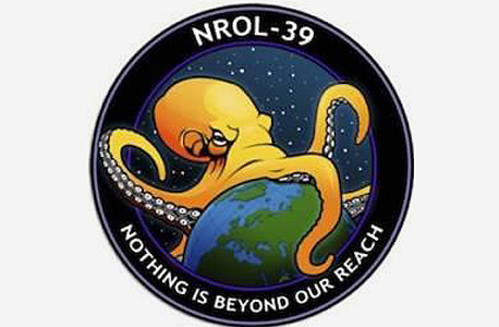 ללא בושה: לוגו התמנון של לוויין ה-NSA