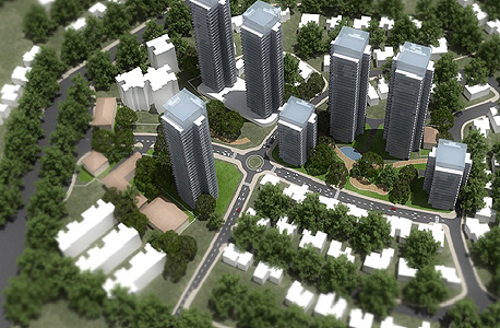 הדמיה של המתחם. 7 מגדלים הדמיה של המתחם. 7 מגדלים