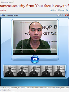 ההגנה באמצעות זיהוי פנים קלה לפריצה, צילום מסך: cnet.com