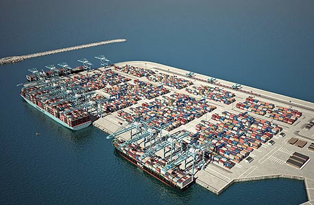 הדמיית הנמל החדש באשדוד