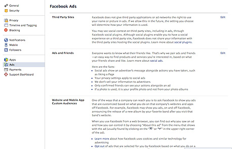פייסבוק מדריך פרטיות 