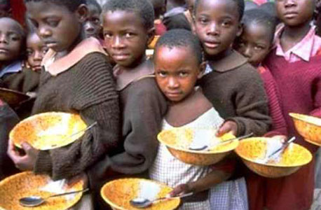 ילדים רעבים באפריקה
