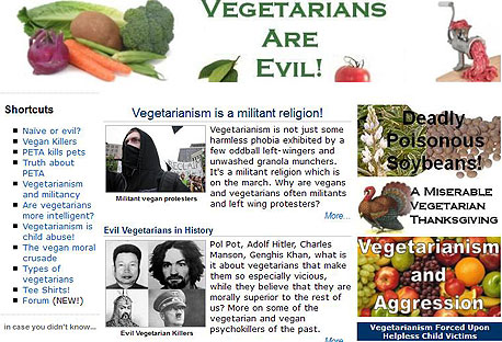 Vegetarians are Evil