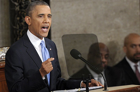 נאום האומה ברק אובמה, צילום: איי אף פי