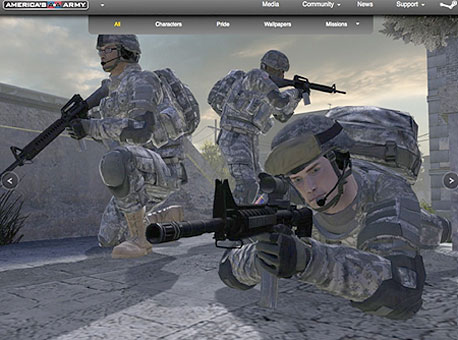לגייס מגויסים: משחק הגיוס שפיתחה America's Army עבור צבא ארה"ב 