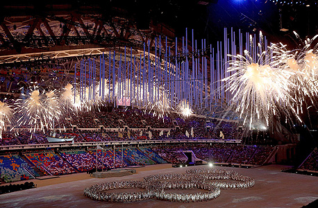 טקס הסיום של אולימפיאדת סוצ'י בפברואר 2014