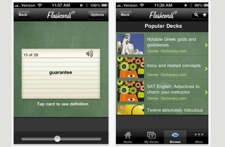 Dictionary.com Flashcards