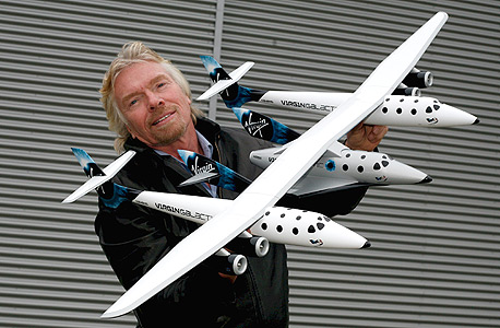 ריצרד ברנסון ראש תאגיד התעופה וירגין , צילום: VirginGalactic, Daniel Yaron 