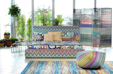 מיסוני הום. רוזיטה מיסוני מנהלת כיום את קולקציות הטקסטיל והאביזרים לבית