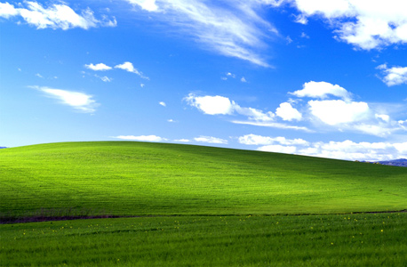 bliss, תמונת ברירת המחדל של ווינדוס XP