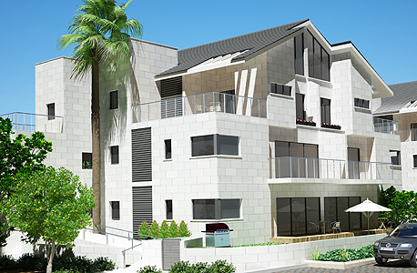 הדמיה של פרויקט המגורים ברחוב הרב עוזיאל בפתח תקווה