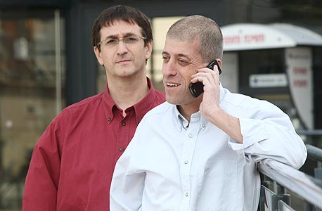 ליאור בנאי (מימין) וערן שלו, מייסדי Free Telecom, צילום: עמית שעל