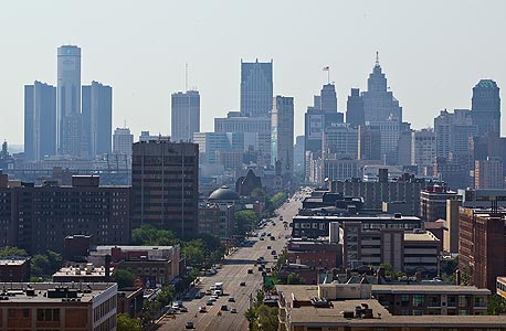 דטרויט, מישיגן, צילום: אי פי איי