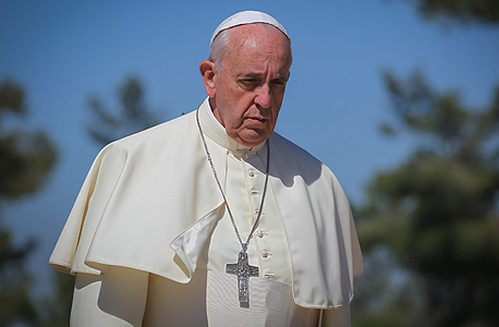 האפיפיור פרנסיסקוס, צילום: אורי לנץ