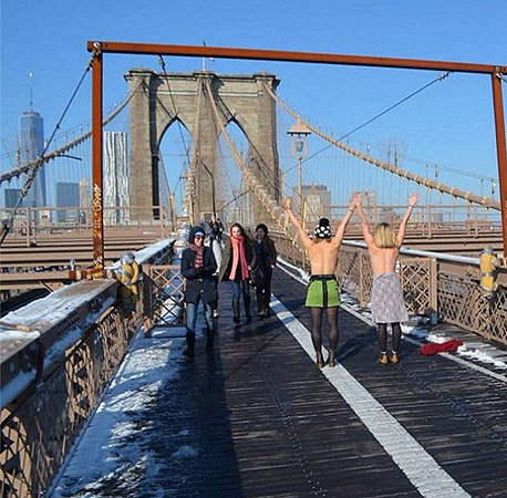 לא חייבים לצאת לטבע. צילום מגשר ברוקלין בניו יורק