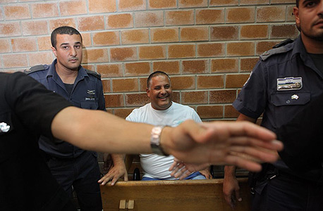 אלון חסן בהארכת המעצר, צילום: עמית שעל