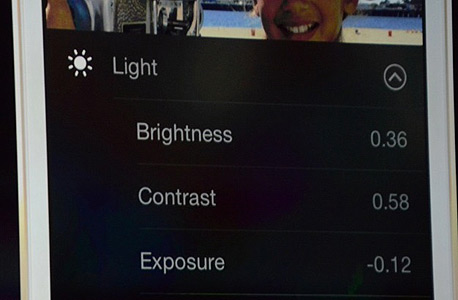 כלי העריכה המשופרים של יישום התמונות ב-iOS 8