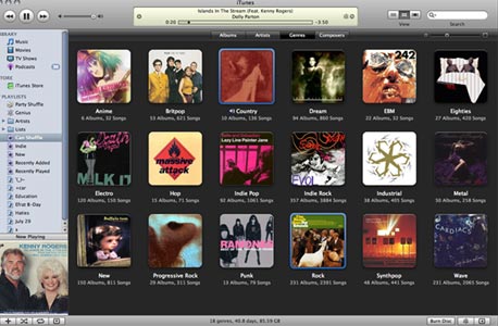 תוכנת iTunes של אפל, צילום מסך: iTunes