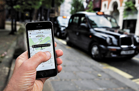 אפליקציית Uber יובר, צילום: אימג'בנק, Gettyimages
