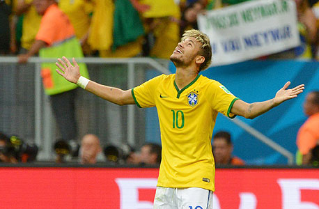ניימאר חלוץ נבחרת ברזיל, צילום: אם סי טי