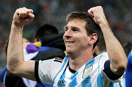 מסי במדי נבחרת ארגנטינה, צילום: איי פי