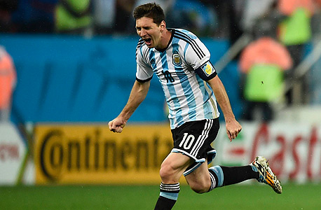 ליאו מסי נבחרת ארגנטינה מונדיאל 2014, צילום: רויטרס