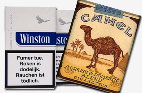 סיגריות של קאמל ווינסטון