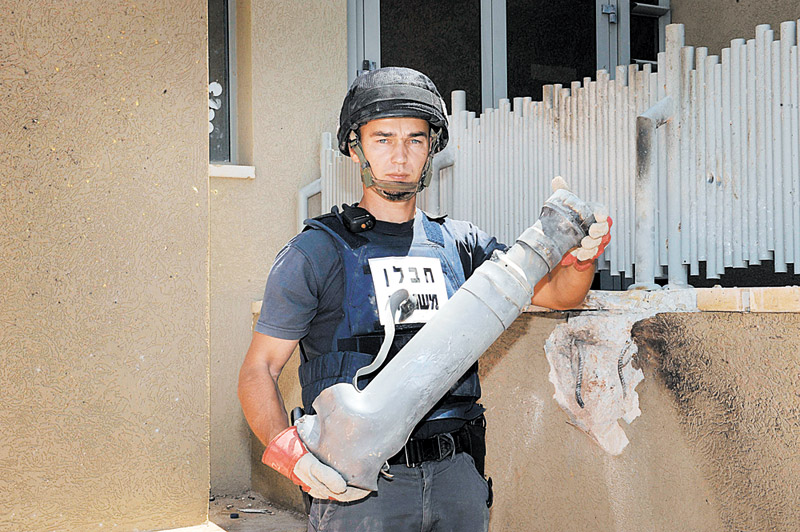 חבלן המשטרה מיכאל ברמן, צילום: ישראל יוסף