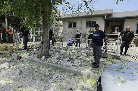 בית שנהרס באשדוד, צילום: גדי קבלו