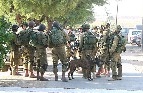 חיילים במהלך מבצע צוק איתן, צילום: שאול גולן