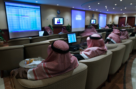 הבורסה בסעודיה, צילום: בלומברג