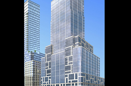 הדמיה של מגדל אקסטל במנהטן ניו יורק 