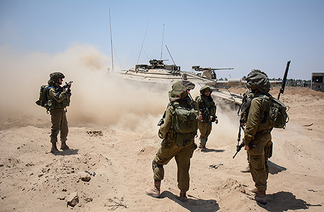 חיילים בצוק איתן בעזה (ארכיון), צילום: דו"צ