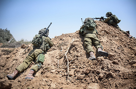 לוחמים ב"צוק איתן", צילום: דו"צ