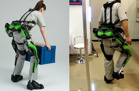 חליפה רובוטית שפיתחה קווסאקי. מאפשרת הנפת מטענים ומיועדת לשוק הארגוני
