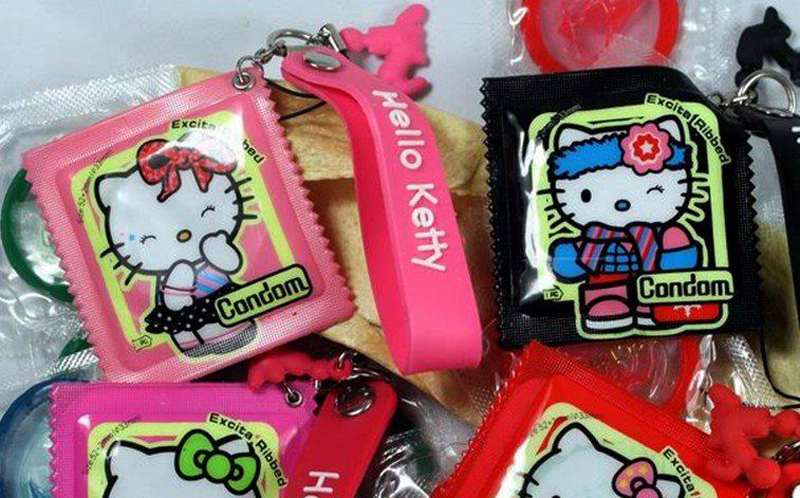 חיי המין שלכם יהיו חמודים יותר עם קונדומים של הלו קיטי חיי המין שלכם יהיו חמודים יותר עם קונדומים של הלו קיטי