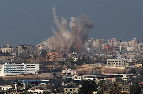 הפצצות של צה"ל ברצועת עזה, צילום: איי אף פי