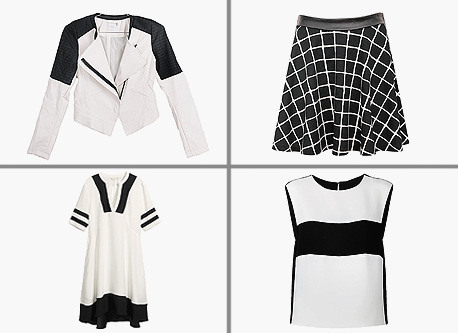 מימין למעלה: 299 שקל ב־ice-cube.co.il; 450 שקל, Love&Libby בגליל ים; מימין למטה: 159.9 שקל במנגו; 299 שקל ב־H&M