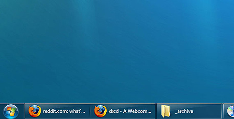 אפשר להחזיר את שורת המשימות לפורמט הישן, צילום מסך: Windows 7