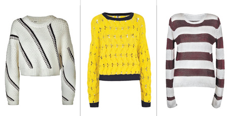 מימין: פוראבר 21, 109 שקל; טופשופ, 549 שקל; מנגו, 250 שקל