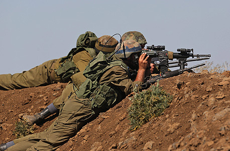 חיילי צה"ל על גבול סוריה (ארכיון)