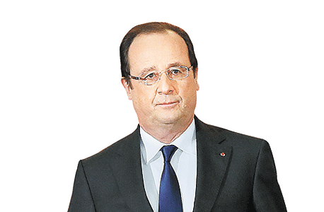 פרנסואה הולנד, נשיא צרפת. יתמודד לכהונה נוספת