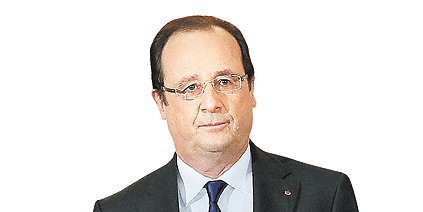 פרנסואה הולנד, נשיא צרפת. יתמודד לכהונה נוספת, צילום: איי אף פי