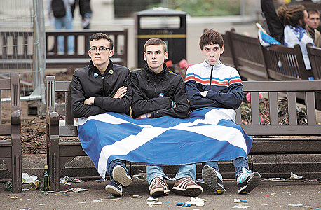 הפגנת תומכי עצמאות סקוטלנד הפגנת תומכי עצמאות סקוטלנד