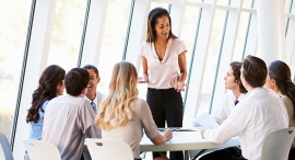 Business meeting (illustration)