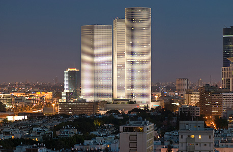 תל אביב בניין בניינים עזריאלי עיר , צילום: שאטרסטוק