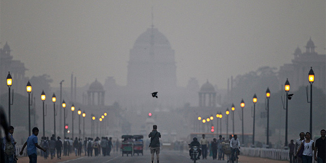 זיהום האוויר בהודו, צילום: איי פי